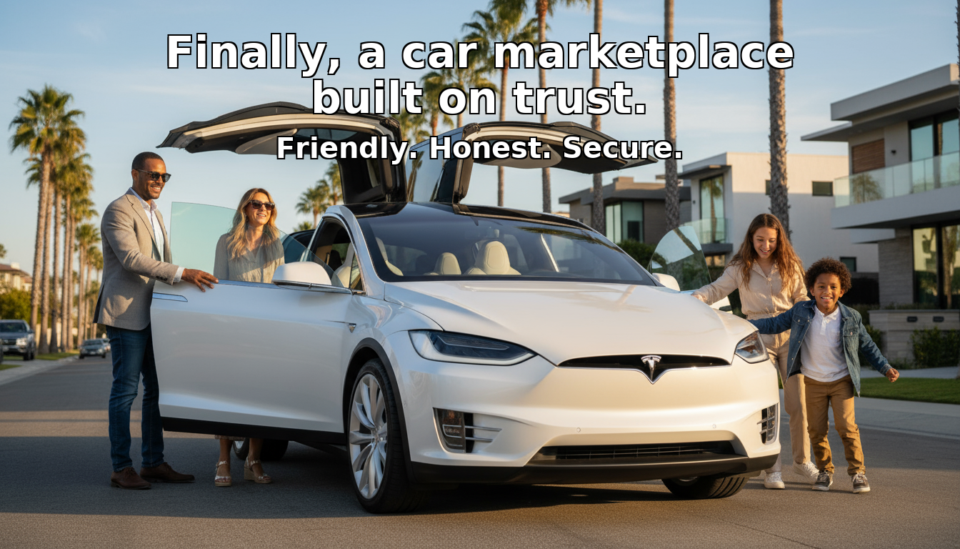 Family with Tesla in driveway — EVTime